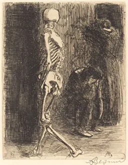 Besnard Albert Prints: After the Visit (Apres sa visite), 1900. Creator: Paul Albert Besnard