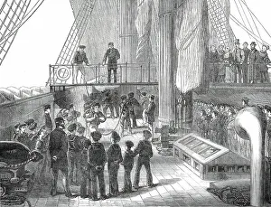 Training Ship Prints: Visit of the Boys of the Clyde training-ship Cumberland to H