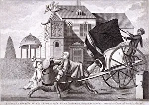 Visit to Mr Deputy - at his modern built villas near Clapham, London, c1750