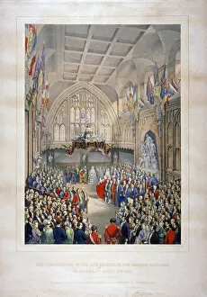 Dona Maria Eugenia Ignatia Augustina De Gallery: Visit of Napoleon III and the Empress Eugenie of France, Guildhall, City of London, 1855
