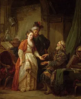 Jean Prints: Visit to a Palmist, 1775. Creator: Jean Baptiste Le Prince