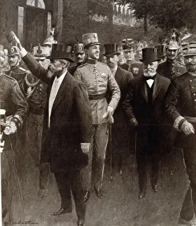 Kingdom Prints: Visit to Paris in 1905 to Alfonso XIII, King of Spain (1886-1941)
