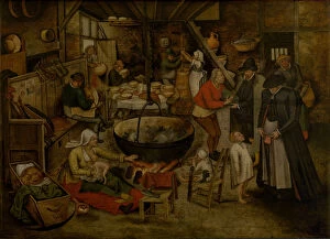 Visit to the Peasants, First third of 17th cen.. Artist: Brueghel, Pieter, the Younger (1564-1638)