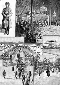 Albert Victor Christian Prints: Visit of Prince Albert Victor to Patiala, in the Punjaub, India, 1890. Creator: P Naumann