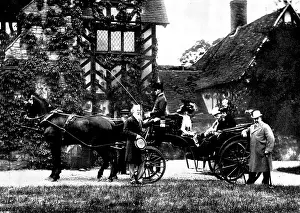 Passenger Prints: The Visit of the Prince and Princess of Wales to Wantage, 1898. Creator: Tom Reveley