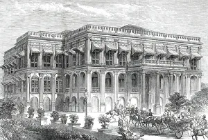 Mumbai Maharashtra India Prints: Visit of the Prince of Wales to Sans Souci, Bombay...1876. Creator: Unknown