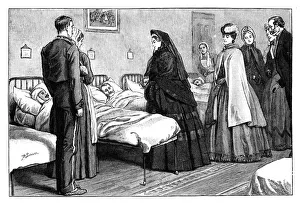 Royal Victoria Hospital Prints: Visit of Queen Victoria to Netley Hospital, Hampshire, c1860s
