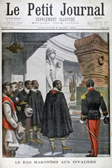 Visiting Prints: Visit of Ras Makonnen to Les Invalides in Paris, 1902