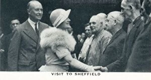 Elizabeth Angela Margu Collection: Visit to Sheffield, 1934 (1937)