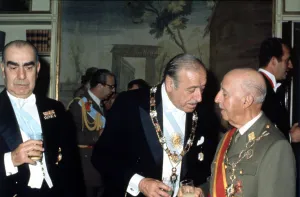 Hector Prints: Visit to Spain of Hector Jose Campora (1909-1980) Argentine politician and president
