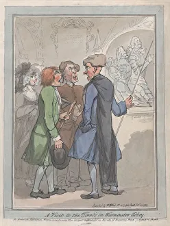 Abbey Collection: A Visit to the Tombs in Westminster Abbey, October 23, 1789