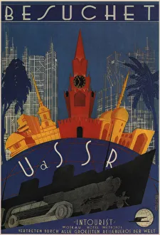 Socrealism Prints: Visit to the USSR, 1930. Artist: Litvak, Max (1898-after 1943)