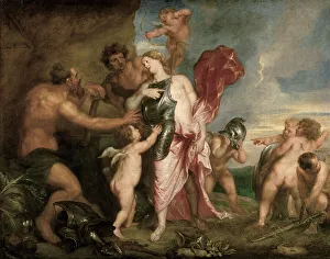 Art History Museum Prints: The Visit of Venus to Vulcan, 1631-1632. Creator: Dyck, Sir Anthony van (1599-1641)