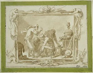 Dentist Prints: Visit to the Village Dentist. Creators: Andries Dirksz Both, Pieter Jansz. Quast