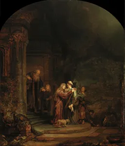 Magnificat Prints: The Visitation, 1640. Artist: Rembrandt van Rhijn (1606-1669)