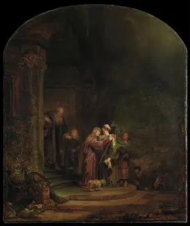 Visitor Prints: The Visitation, 1640. Creator: Rembrandt Harmensz van Rijn