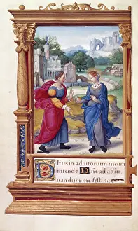 Cousin Prints: The Visitation, 16th century. Creator: Unknown