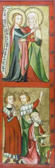 Gift Prints: The Visitation, and Adoration of the Magi, 1325-1335. Creator: Rhenish Master c1331