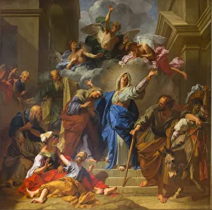 Visitation Prints: The Visitation of the Blessed Virgin Mary (Magnificat), 1716