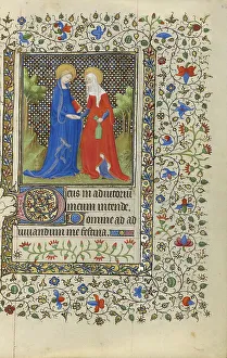 The Visitation; Book of Hours, about 1415-1420. Creators: Boucicaut Master, Workshop of the Boucicaut Master