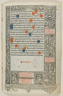 Metalcut Prints: Visitation, from the Book of Hours, n.d. Creator: Thielmann Kerver