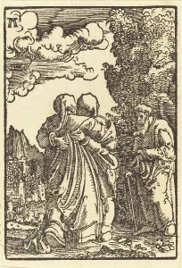 Visitation Prints: The Visitation, c. 1513. Creator: Albrecht Altdorfer