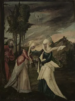 Danube School Prints: The Visitation, c. 1530-1550. Creator: Unknown