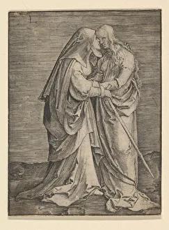 Elizabeth St Prints: The Visitation, ca. 1516. Creator: Lucas van Leyden