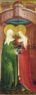 The Visitation (exterior wing of the altarpiece allegedly from Saint Peter's, Frankfurt), c1420