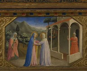 The Visitation (The Annunciation retable with 5 Predella scenes), 1430-1432 The Visitation (The Annunciation retable with 5 Predella scenes), 1430-1432
