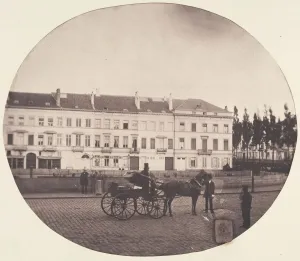 Louis Pierre Theophile Prints: Visite d un ami de Lille, 1854. Creator: Louis-Pierre-Theophile Dubois de Nehaut