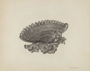 Visiting Card Tray, c. 1940. Creator: Helen Hobart