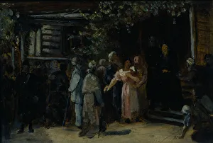 Visiting a Hermit, 1870s. Artist: Perov, Vasili Grigoryevich (1834-1882)