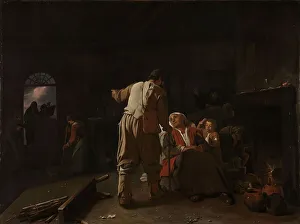 Michiel Sweerts Prints: Visiting the Sick, c.1646-c.1649. Creator: Michiel Sweerts