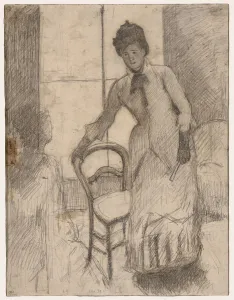 1844 1926 Prints: The Visitor (recto); The Visitor (verso)