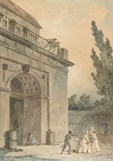 Visitors leaving a prison, 1794-95. Creator: Hubert Robert