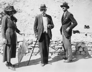 Burton Prints: Visitors to the Tomb of Tutankhamun, Valley of the Kings, Egypt, 1923
