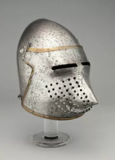 Defence Gallery: Visored Bascinet, Italy, 1390 / 1400. Creator: Unknown