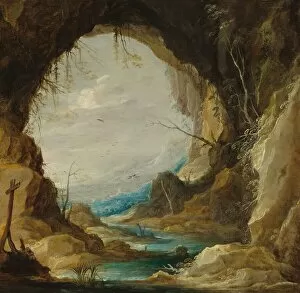 Grotto Collection: Vista from a Grotto, early 1630s. Creator: David Teniers II