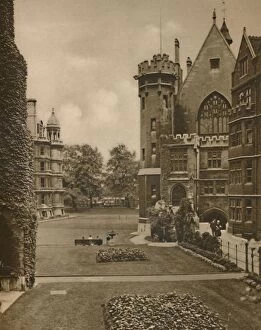 Central London Gallery: Vista of Middle Temple Gardens from Fountain Court, c1935. Creator: Unknown