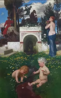 Sunny Prints: Vita somnium breve, (Life, a Short Dream), 1888. Creator: Arnold Bocklin