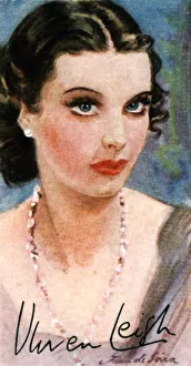 Famous People Prints: Vivien Leigh, (1913-1967), English actress of the theatre and cinema, 20th century