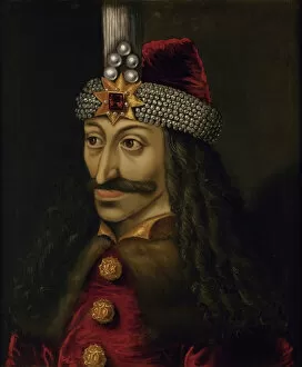 Dracula Collection: Vlad III, Prince of Wallachia (1431-1476), Second half of the16th cen Artist: German master