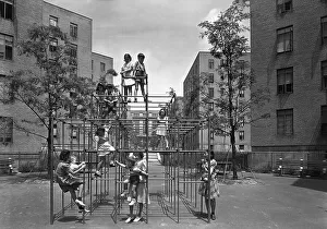 Recreation Prints: Vladeck Houses, Madison St. New York City, 1941. Creator: Gottscho-Schleisner, Inc