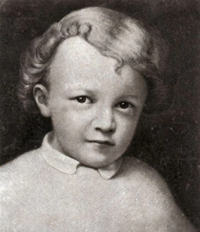 Vladimir Ilich Lenin, Russian Bolshevik revolutionary leader, aged 4, 1874