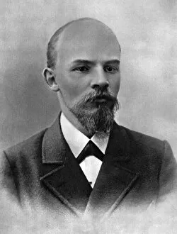 Vladimir Ulyanov (Lenin), Russian Bolshevik revolutionary, Moscow, Russia, February 1900