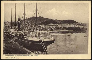 Marina Prints: Vladivostok. Commercial marina, 1904. Creator: Unknown