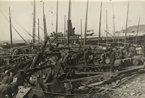 Shipping Prints: In the Vladivostok port, 1929. Creator: Unknown
