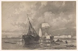 Flushing Zeeland Netherlands Prints: Vlissingen, 1860. Creator: Johan Conrad Greive