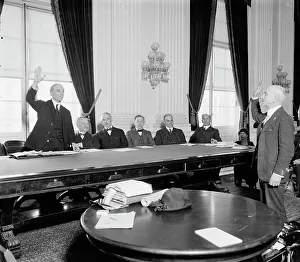 Vocational training hearing, between 1910 and 1920. Creator: Harris & Ewing. Vocational training hearing, between 1910 and 1920. Creator: Harris & Ewing